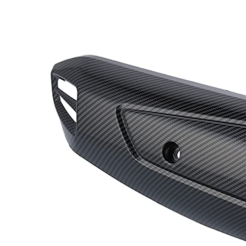 Aramox Proteção térmica para tubo de escape, proteção para escape, proteção para escape, estilo fibr