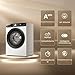 Hisense WF3S1043BW3 Waschmaschine mit Dampffunkunktion, 10.5 kg, 1400 U,min, 19 Programme, WIFI, ConnectLife, Power JetWash, Aqua Stop, Auto Wash, Quick Wash, Steam Refresh, EEK A-20 Prozent