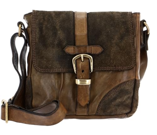 Sac à épaule Campomaggi Cuir Verde Militare Crossbody Bag olive