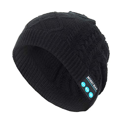 MZ019 BT5.0 Chapéu de malha com música conectada Atendimento/desligamento com um clique/Microfone em