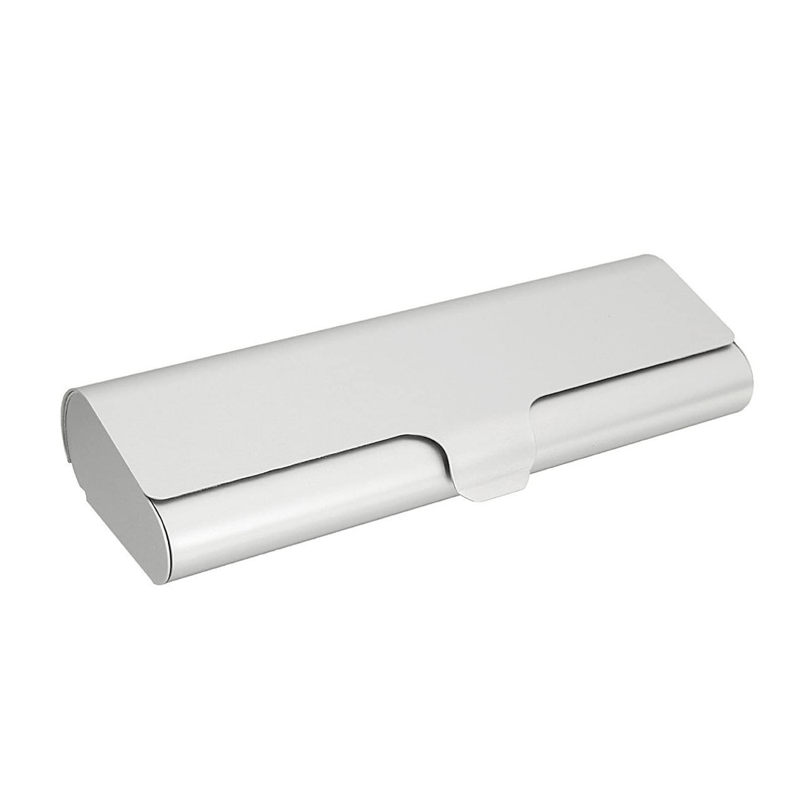 1 szt. smukły matowy twardy metal okulary ochrona okularów czarne srebrne etui na okulary podróżny przenośny uchwyt pudełko pudełka na prezenty
