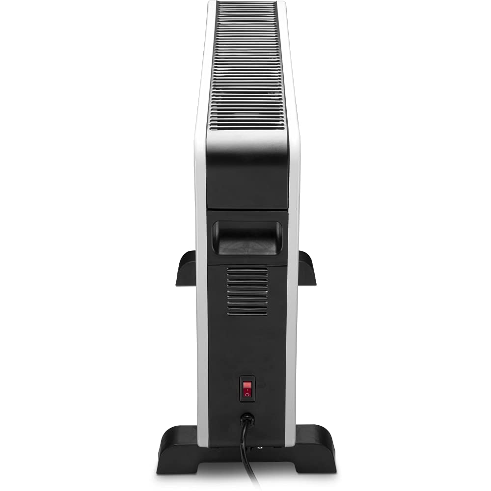TROTEC Konwektor TCH 2310 E Designerski grzejnik elektryczny moc 1000 W / 1300 W / 2300 W dla pomieszczeń do 27 m² / 67 m³ przenośny i energooszczędny, biały