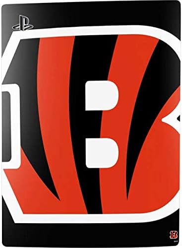 Skinit Decal Gaming Skin Compatible with PS5 Digital Edition Bundle - Officially Licensed NFL Cincinnati Bengals Large Logo Design