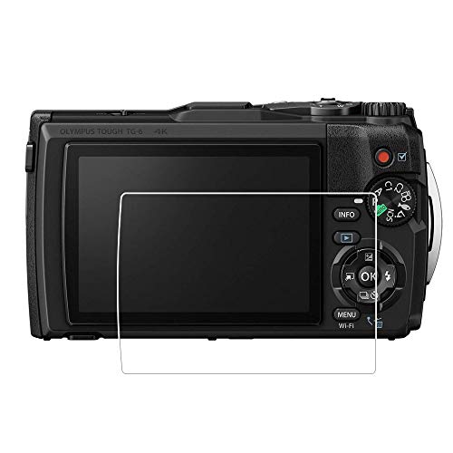 Zshion OLYMPUS TG-6 �K���X�t�B���� �����K���X �t���ی�t�B���� �����ߗ� �C�A�[�� �w��h�~ �d�x9H (������) �y2 ���p�b�N�z