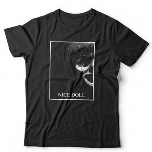 KNWWOL Nice Doll Tshirt Unisex Annibelle Horror Halloween Creepy Scary Gothic Black3XL