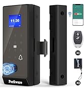 Sliding Glass Door Locks,Perfiware LG2375 with APP Smart Sliding Door Lock Fingerprint Keypad Pin...