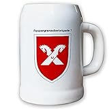 Design/Druck aus Deutschland Krug/Bierkrug 0,5l -22.Bierkrug Panzergrenadierbrigade 7 PzGrenBrig #12986