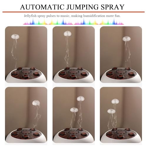 Difusor aromático eléctrico Jellyfish con luces y temporizador miniatura 5
