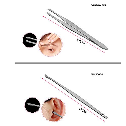 Blackhead Remover Tools Comedone Extraktor-Kit, 8 Stück Akne-Entfernung Mitesser For Stifte & Roll-Ons Extraktor Nadeln… - Image 7