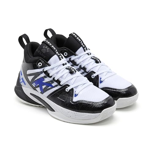 Zapatillas de baloncesto Kelme Miami blancas que evitan resbalones 3
