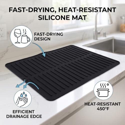 Tapete de drenaje de cocina a prueba de calor y secado rápido Zunate 5