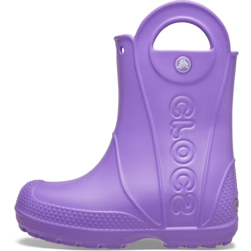 Image of Crocs Kids' Handle It Rain Boots | Waterproof Slip On Shoes | Kids' Rain Boots