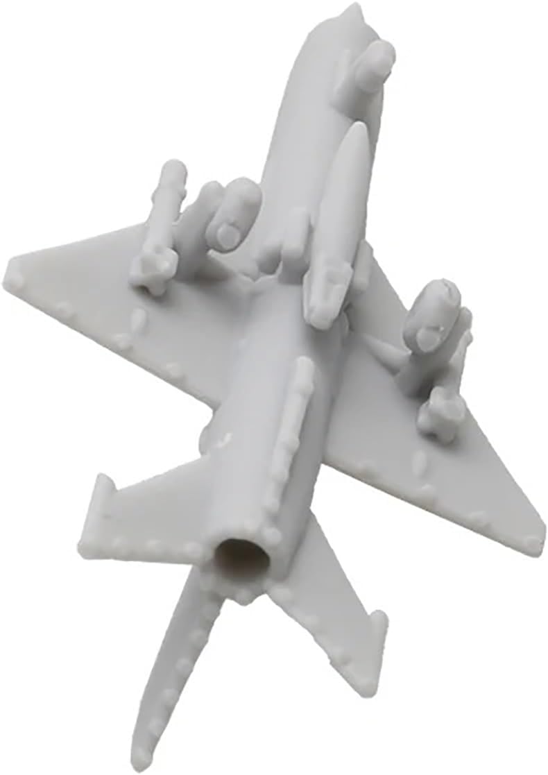 5PCS DIY Model Russia Mig-21 Fighter Jet Plane 1/2000-1/350 Scale Resin Military Model Fighting Aircraft W Landing Gear Battle-Airplane(1/350 (44mm))