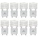 13W Ultra-Mini Enersaver T3 Compact Fluorescent Light Bulb, GU24 Base, Soft White, 8 Pack, Globe Electric 01142