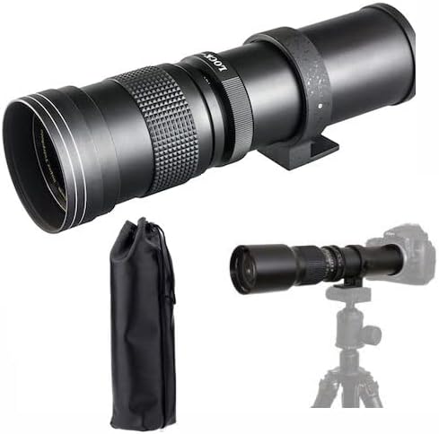 Miniatura 2 de Lente de zoom TELEFOTO de 420MM-1600MM para Canon EOS Rebel T5 T6 T7 XT XSI XTI T100 (enfoque manual)