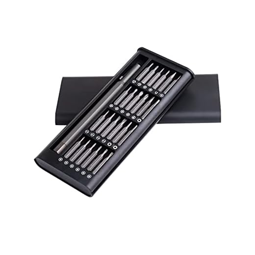 Queenser Kit de chave de fenda magnética multifuncional 24pcs com ferramentas de alça removíveis para impressora 3D Celular Smartphone Console de jogos Tablet PC Móveis Reparação de bicicletas ao ar l