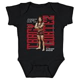 500 LEVEL Tracy Cortez UFC One-Piece Infant Bodysuit - Tracy Cortez Pose WHT (Black, 6M)