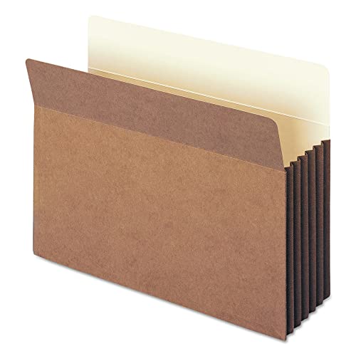 Smead Tuff Expanding Pockets, Set of 10 Accordion File Organizers for File Folders, Straight-Cut Tab, 5-1/4 inch Expansion, Letter Size, Office Supplies, Document Organizer (73390)