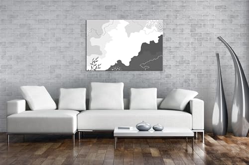 Tableau abstrait deyoli 90x60 cm pour salon moderne