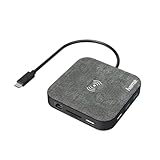 12in1 Port-Replikator - Alle wichtigen Ports f. Laptop, PC, MacBook, Tablet wie 1x HDMI, 4x USB-A, 1x USB-C (Daten, Laden - PD), 1x LAN-Gigabit/Ethernet