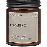 Espresso Coffee Candle - Arctic Wicks 9oz Non-Toxic Coconut & Beeswax Candle - Coffee Candles for Coffee Enthusiasts - Espresso Candle with Coconut & Beeswax - Clean Burning Non Toxic Espresso Candles