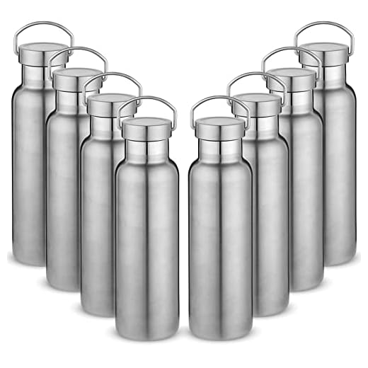 Neihepal 20oz Insulated Water Bottles - 8 Pack