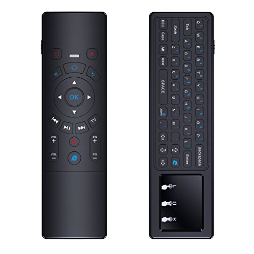 ACEMAX Updated Air Mouse 2.4G Wireless Mini Keyboard Touch Pad with IR Learning Best for Android TV Box KODI Xbox PC Pad Raspberry Pi 3 Windows Mac OS Linux NVIDIA Shield TV
