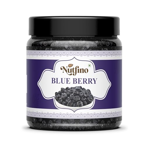 Nutfino Organic Dried Blueberry 1 kg | Whole & Naturally Sweet Blueberry | High in Antioxidants & Fiber | Premium Dried Berry (1000gm)