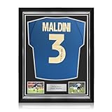 Exclusive Memorabilia Camiseta Original de Italia 2000-01 firmada por Paolo Maldini. Marco