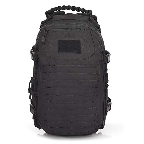 Mochila Militar Wolf EDC Preta - Versão 2020