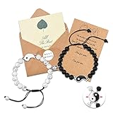 Jeka Yin Yang Bracelet Couple Gifts Couples Magnetic Boyfriend Girlfriend Bracelets Distance...