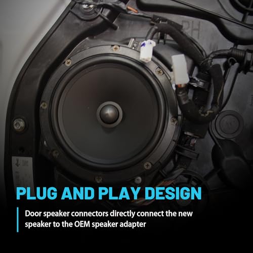 Nulth Speaker Wiring Harness Adapter Connector Plug Replacement for Hyundai Accent/Azera/Tucson, KIA Soul Forte Sedona 2005-2021 Aftermarket Tweeter Speaker Cable Plug, 2PC - Image 2