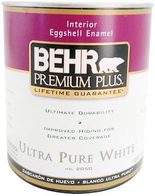1-qt. Ultra Pure White Eggshell Enamel Zero VOC Interior Paint - Amazon.com