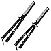 Produktbild Trainings Kamm Hairstyling Bürste Übung Messer Klappkamm Faltbarer Taschenkamm Butterfly Messer Edelstahl Taschenkamm Frühlings Haar Kamm für Haar Barberkamm Haarstyling Zubehör 2 Stücke