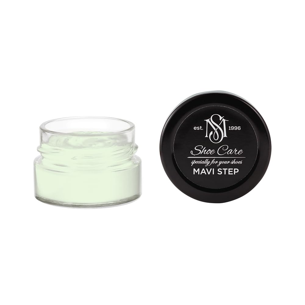 Crème de Cirage Premium - NCS S 0510-G30Y Vert Melon - Soin Nourrissant & Rénovateur de Couleur pour Cuir Lisse par MAVI STEP - 1.70 fl oz / 50 ml