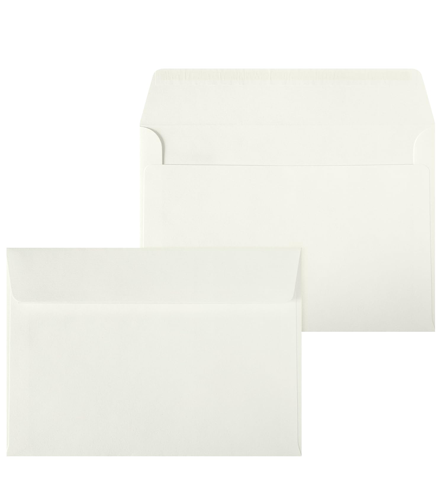Netuno 50 buste carta finemente rigata bianco formato C5 16,2 x 22,9 cm 120g busta strutturata elegante per inviti