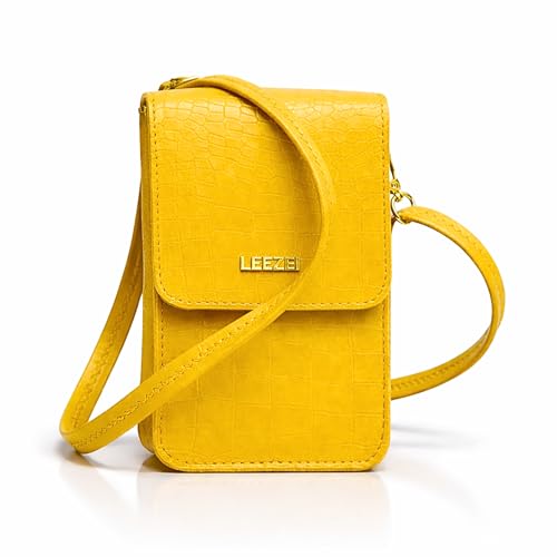 Image of LEEZEL Women's Girls Wallet Sling Bag for Mobile Cell Phone Holder