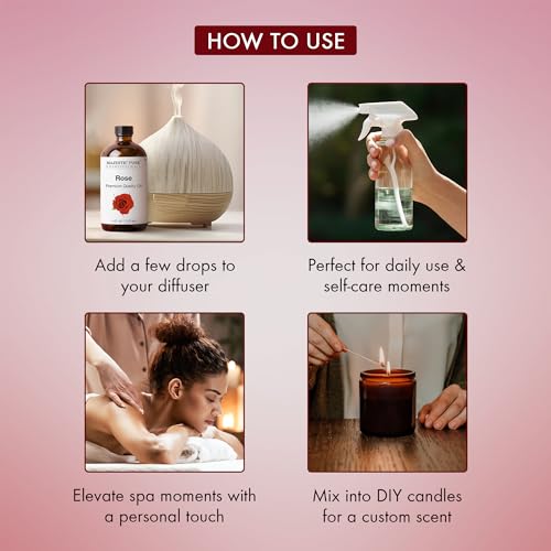 Aceite esencial premium de rosa Majestic Pure 118 ml miniatura 5