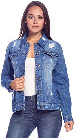 Age Womens Denim Jean Jacket 