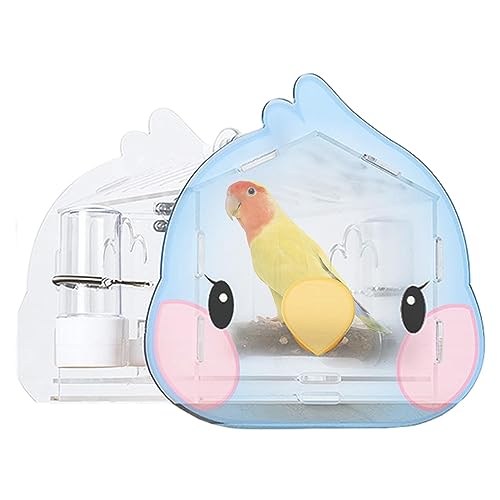 viagem para pássaros, Bolsa Transparente Papagaio, Mochila transporte pássaros bonita e ventilada pa