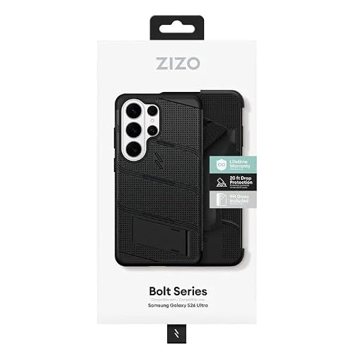 Zizo Bolt Series Galaxy S26 Ultra MagSafe Case - Black