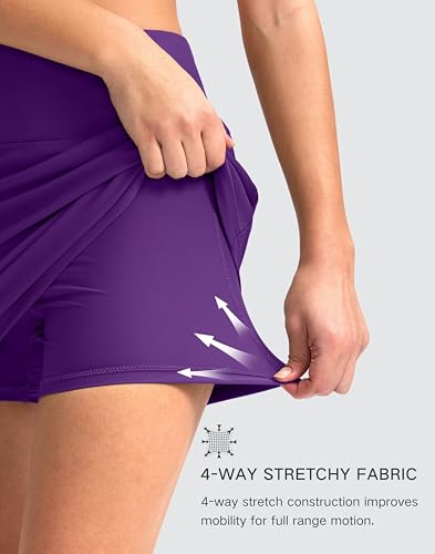 Image of G Gradual Women's 16 inch Swim Skirt with Pockets High Waisted Tummy Control Modest Swimsuit Bathing Suit Bottoms for Women