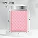 Yens Poly Bubble Mailers 4x8 50 Pack Light Pink Waterproof Self Seal Adhesive Shipping Bags, Cushioning Padded Envelopes for Shipping, Mailing, Packaging Usable 4x7