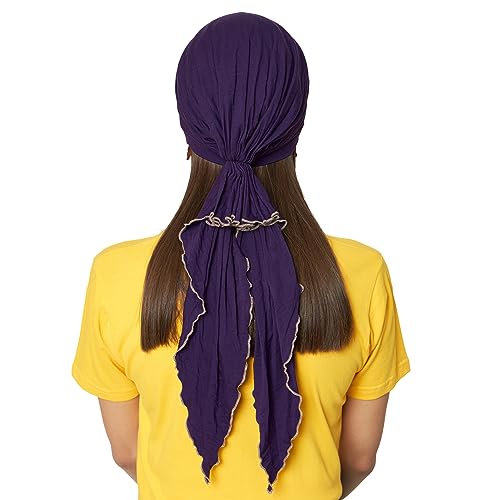 Image of The Headscarves Women Bamboo Pre Tie Scarf (HS107 Multicolor)