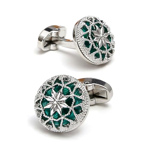 Versatile Copper Alloy Men's Cufflinks Featuring Artistic Design for Various Occasions Copper Cufflinks