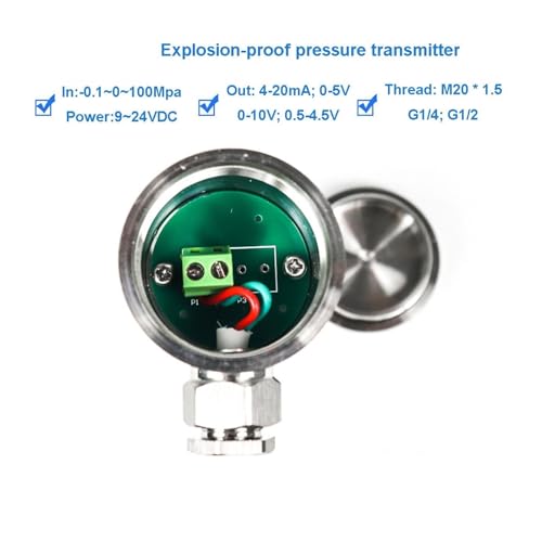 Transmetteur de pression haute précision en silicone diffusant tout inox