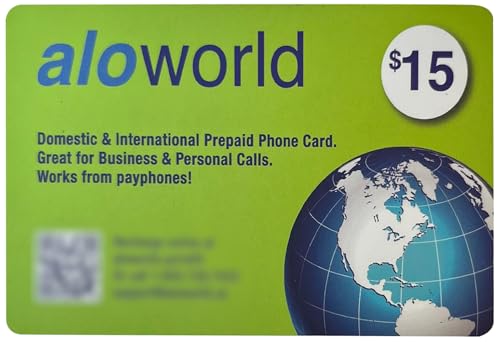 Phone Card for International & Domestic Calls, Prepaid Calling Card for Any Phones & Payphones