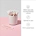 Diane Cotton Swabs, Sturdy Wood Base, 375 ct. 1-Pack - Super Soft for Sensitive Skin, Gentle on Face, Makeup and Beauty Applicator, Nail Polish Removal, 3 inches long for Beauty, Personal Care,Crafts
