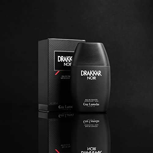 Drakkar Noir By Guy Laroche - Original Vintage Designer Fragrance Blend For Men - Fresh, Classic Men’s Evening Scent - Long Lasting Amber Fougere Aroma With Spicy Citrus Notes - 3.4 Oz Edt Spray #TOP1