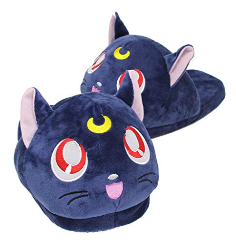 Anime Cosplay House Slippers Furry Indoor Slip On Shoes for Women and Men 12